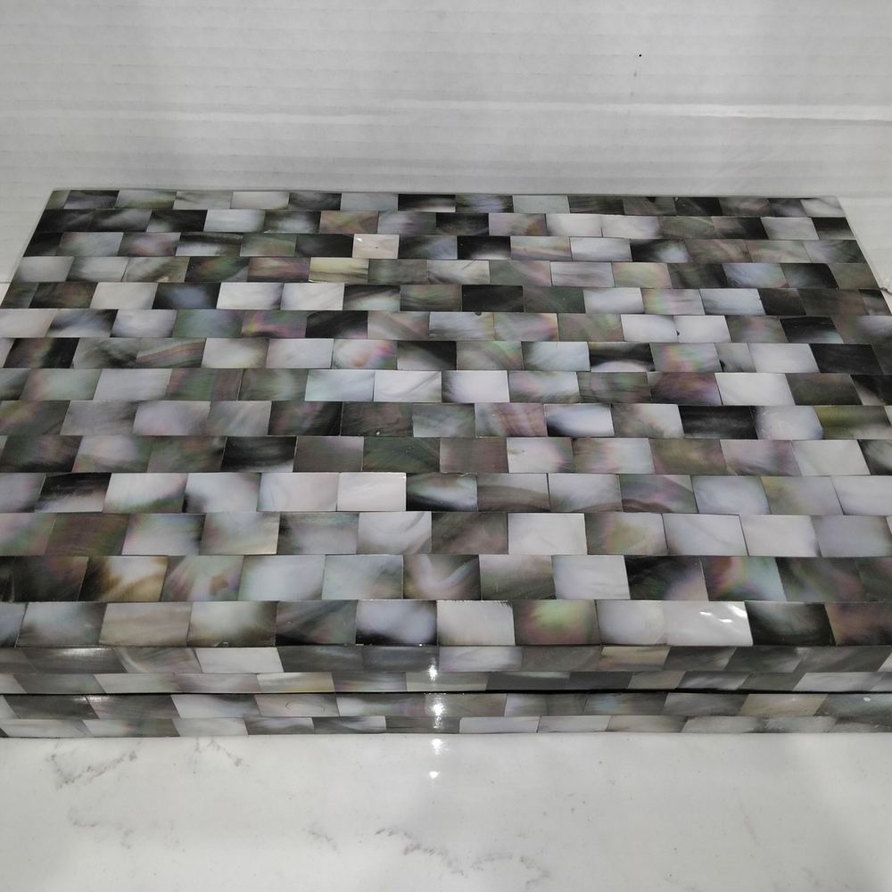 Mosaic Shell Decorative Box